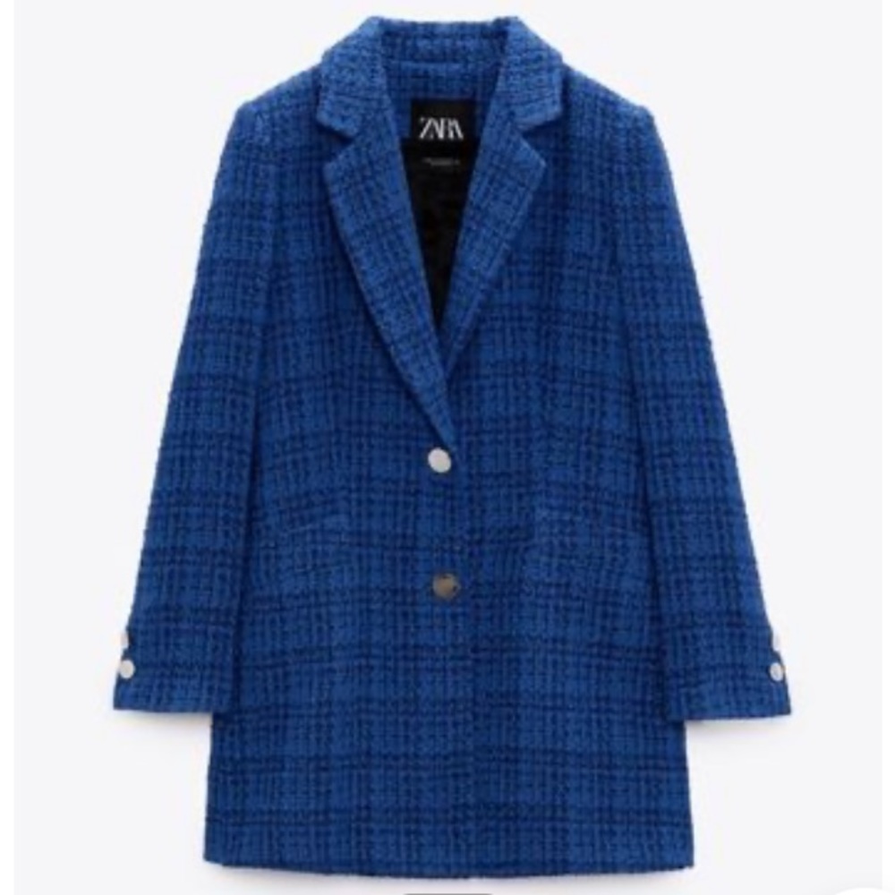 Structured Coat With Golden Buttons - image 1